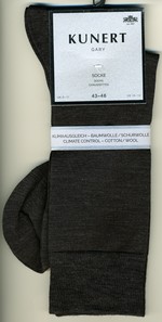 KUNERT - BUSINESS GARY, Socke mit natrlichem Klimaausgleich, KUNERT 871200