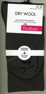 HUDSON - DRY WOOL, FEUCHTIGKEITSREGULIEREND, Hudson 015260