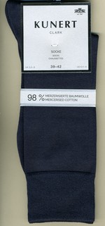 KUNERT - BUSINESS 870900 CLARK, Socke aus mercerisierter Baumwolle, KUNERT 870900